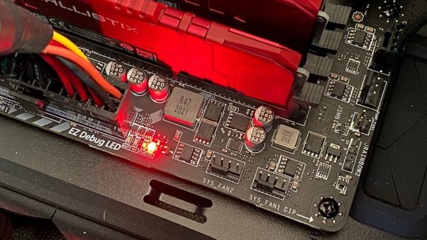 What is the Red Light on the GPU When the PC Is Off?