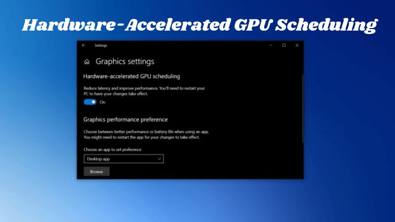 How Does Hardware Accelerated GPU Scheduling Work