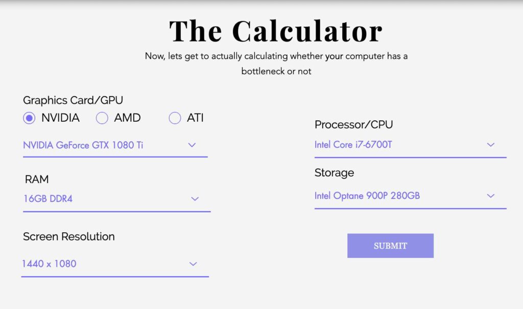 How Does a CPU GPU Bottleneck Calculator Work