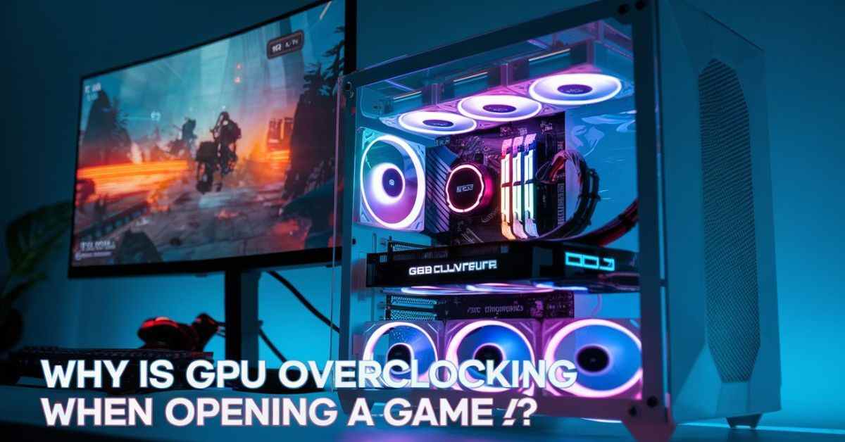 Why Is GPU Overclocking When Opening A Game​