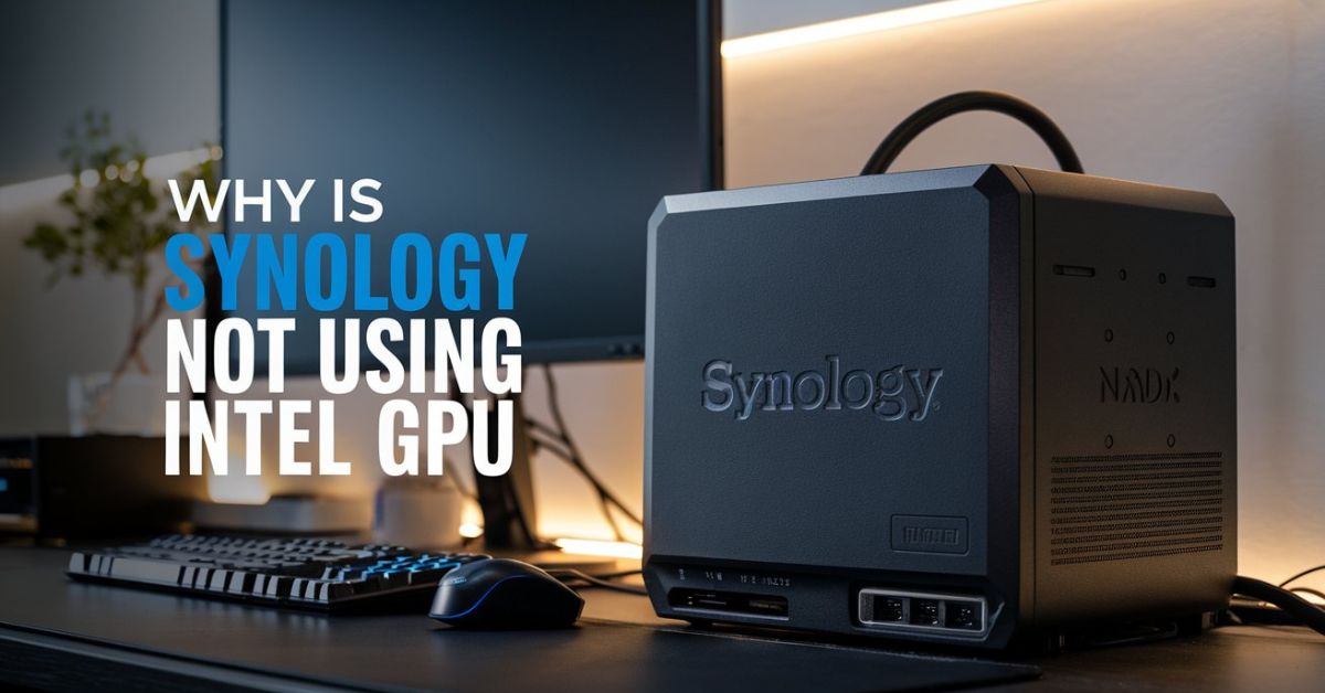 Why Is Synology Not Using Intel GPU